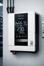 Aviva Single Phase ON-Grid Inverter 10 KW  Lithium Solar UPS POWER WALL – AM5000VA with 51.2V,90AH LiPo4 Battery