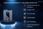 Aviva 850VA Lithium UPS POWER WALL – ASPL850