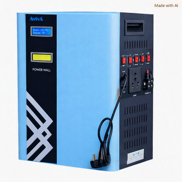 Aviva Lithium Solar UPS POWER WALL (MPPT) – AM1500VA with 25.6V,45AH LFP Battery
