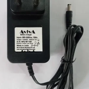 Aviva ABS Plastic 14.5V/1.5A AC-DC Adapter, Black, 90-300 V Ac