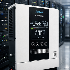 Aviva Single Phase ON-Grid Inverter 5 KW  Lithium Solar UPS POWER WALL – AM5000VA with 51.2V,90AH LiPo4 Battery